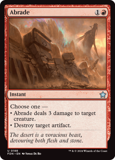 Abrade - Foundations Spoiler