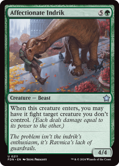 Affectionate Indrik - Foundations Spoiler