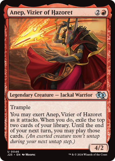 Anep, Vizier of Hazoret - Foundations Jumpstart Spoiler