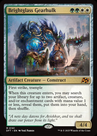 Brightglass Gearhulk - Aetherdrift Spoiler