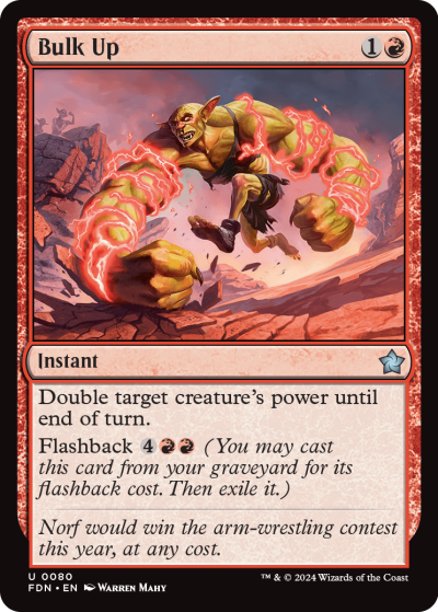 Bulk Up - Foundations Spoiler