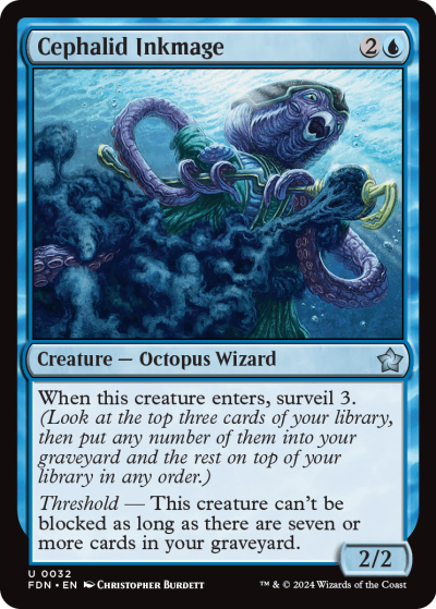 Cephalid Ink Mage - Foundations Spoiler