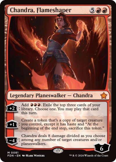 Chandra, Flameshaper - Foundations Spoiler