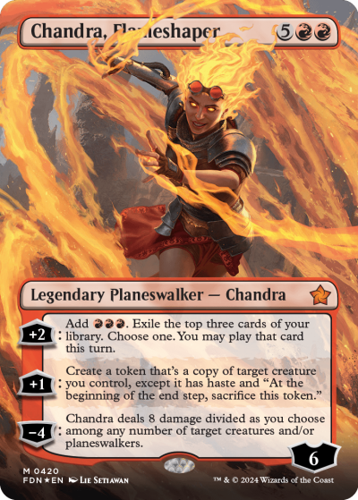 Chandra, Flameshaper (Variant) - Foundations Spoiler