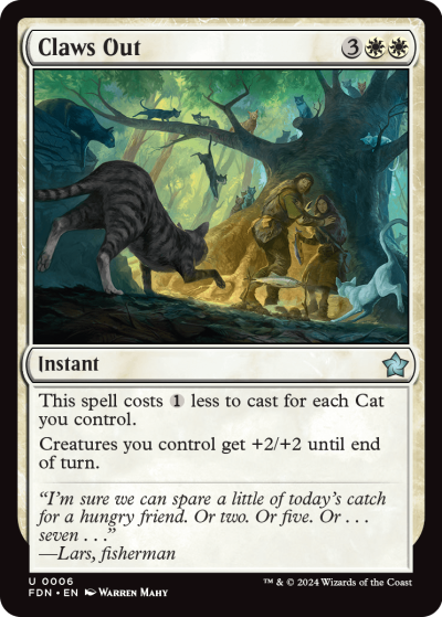 Claws Out - Foundations Spoiler