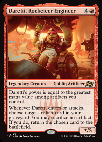 Daretti, Rocketeer Engineer - Aetherdrift Spoiler