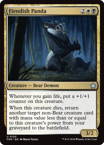 Fiendish Panda - Foundations Spoiler