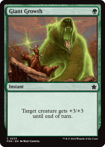 Giant Growth - Foundations Spoiler