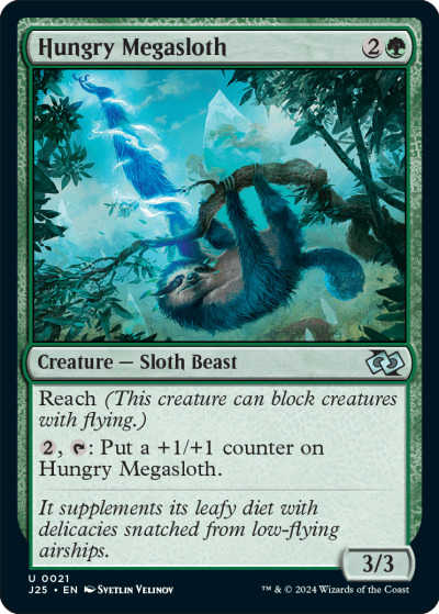 Hungry Megasloth - Foundations Jumpstart Spoiler