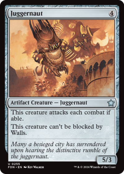 Juggernaut - Foundations Spoiler