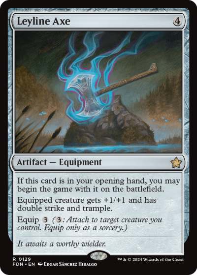 Leyline Axe - Foundations Spoiler