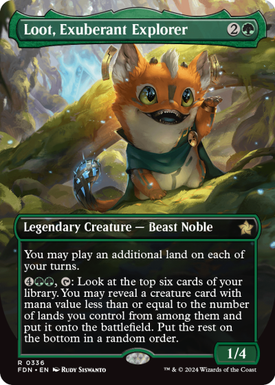 Loot, Exuberant Explorer (Variant) - Foundations Spoiler