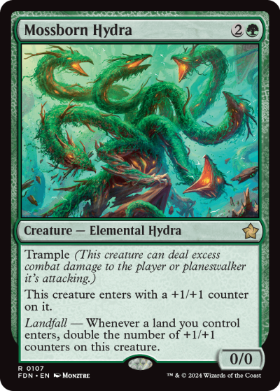 Mossborn Hydra - Foundations Spoiler