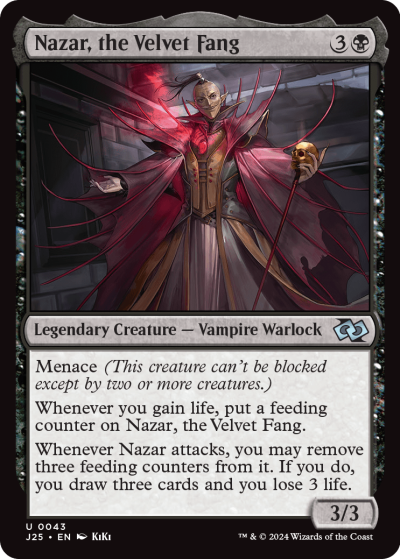 Nazar, the Velvet Fang - Foundations Jumpstart Spoiler