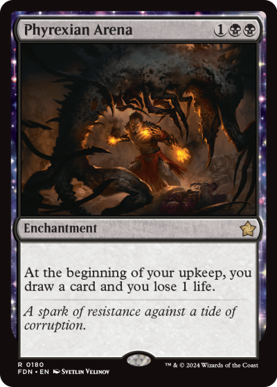 Phyrexian Arena - Foundations Spoiler