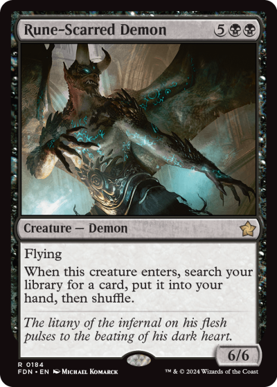 Rune-Scarred Demon - Foundations Spoiler