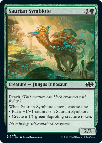 Saurian Symbiote - Foundations Jumpstart Spoiler