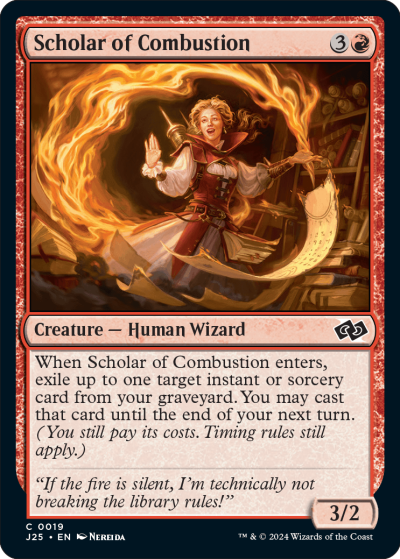 Scholar of Combustion - Foundations Jumpstart Spoiler