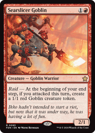 Searslicer Goblin - Foundations Spoiler