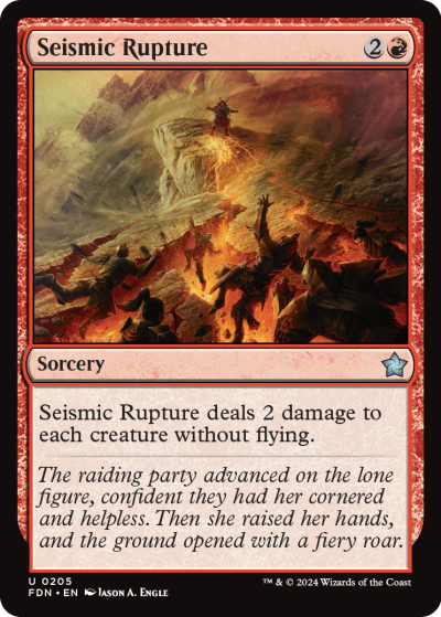 Seismic Rupture - Foundations Spoiler