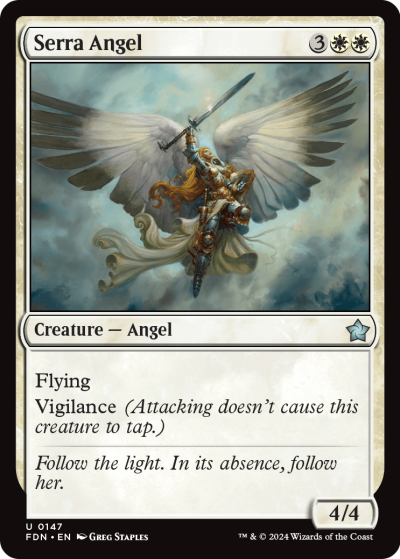 Serra Angel - Foundations Spoiler