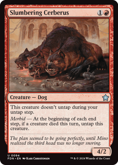 Slumbering Cerberus - Foundations Spoiler