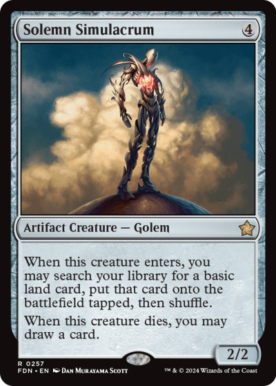 Solemn Simulacrum - Foundations Spoiler