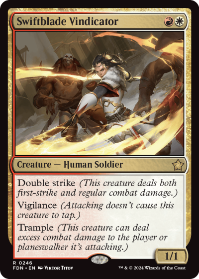 Swiftblade Vindicator - Foundations Spoiler