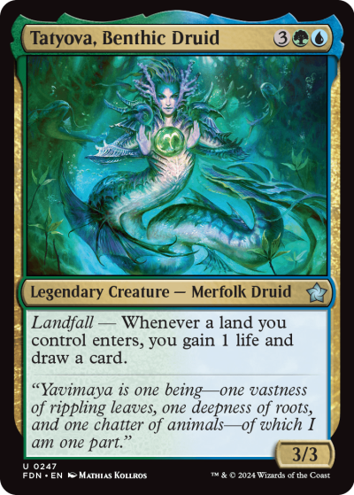 Tatyova, Benthic Druid - Foundations Spoiler