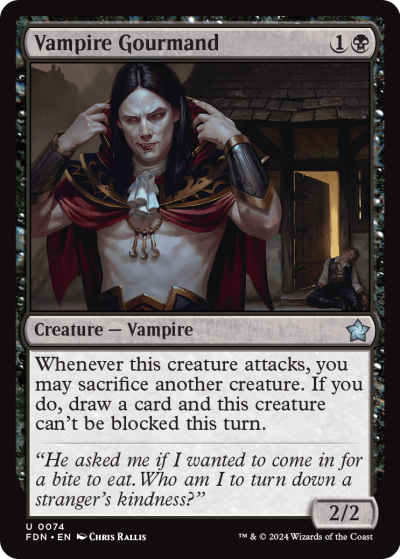 Vampire Gourmand - Foundations Spoiler