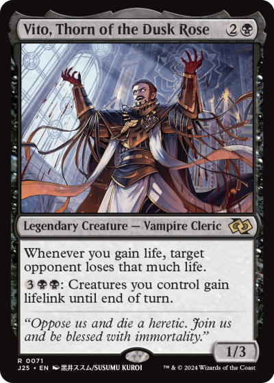 Vito, Thorn of the Dusk Rose - Foundations Jumpstart Spoiler