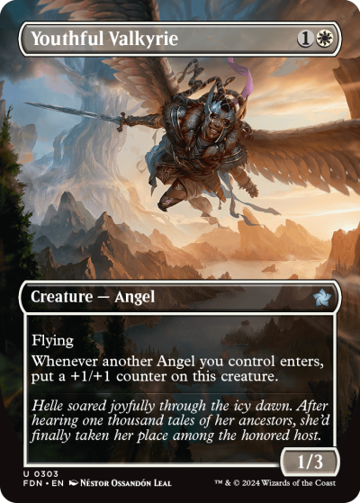 Youthful Valkyrie (Variant) - Foundations Spoiler