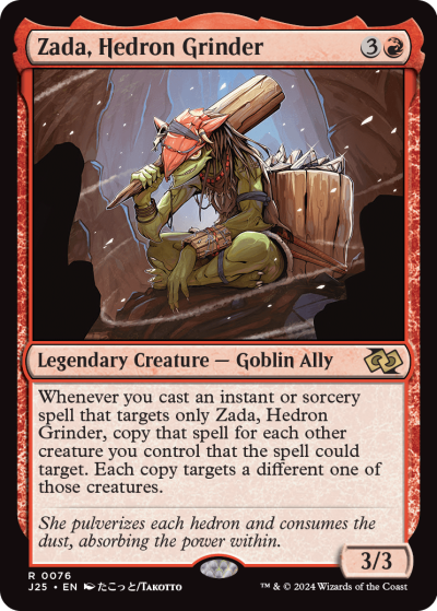 Zada, Hedron Grinder - Foundations Jumpstart Spoiler