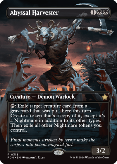 Abyssal Harvester (Variant) - Foundations Spoiler