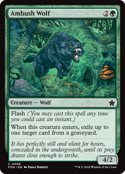 Ambush Wolf - Foundations Spoiler