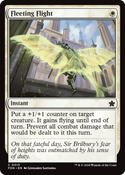 Fleeting Flight - Foundations Spoiler