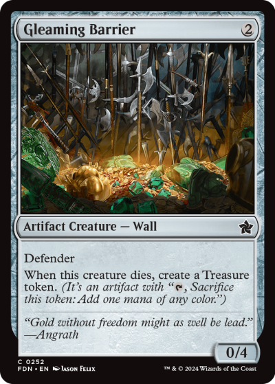 Gleaming Barrier - Foundations Spoiler