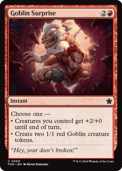 Goblin Surprise - Foundations Spoiler