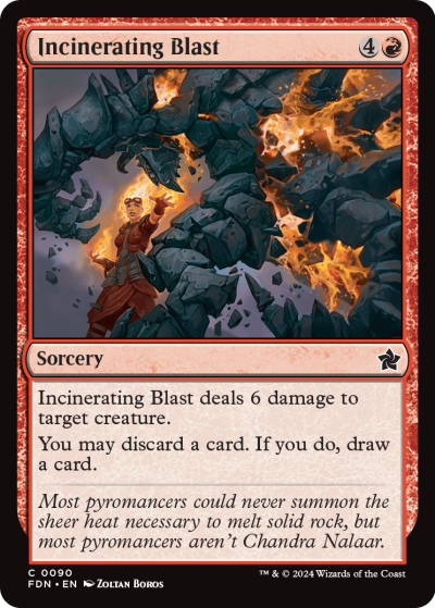 Incinerating Blast - Foundations Spoiler