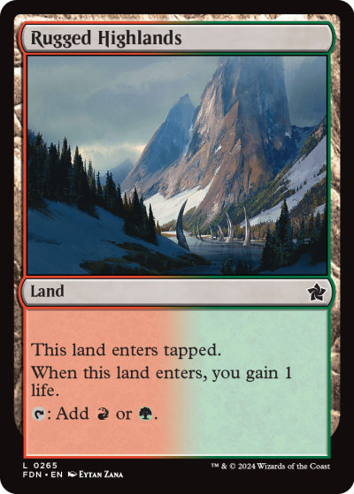 Rugged Highlands - Foundations Spoiler