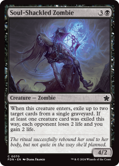 Soul-Shackled Zombie - Foundations Spoiler