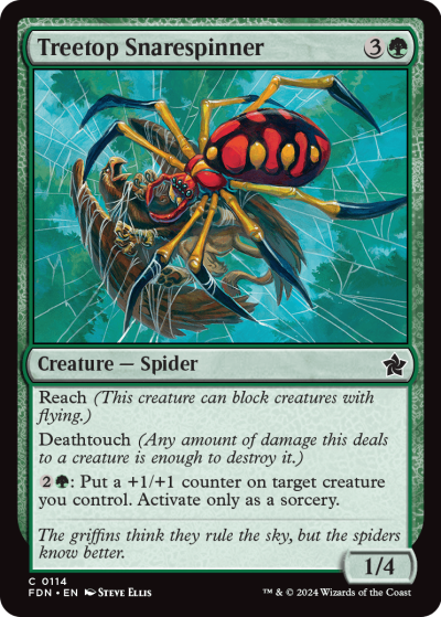 Treetop Snarespinner - Foundations Spoiler