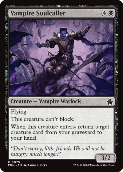 Vampire Soulcaller - Foundations Spoiler