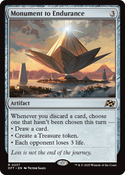 Monument to Endurance - Aetherdrift Spoiler