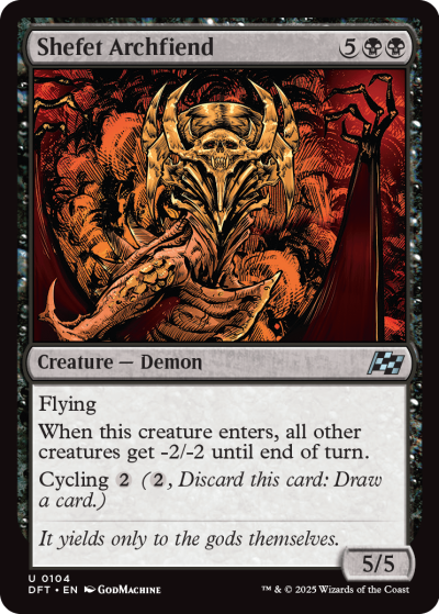 Shefet Archfiend - Aetherdrift Spoiler