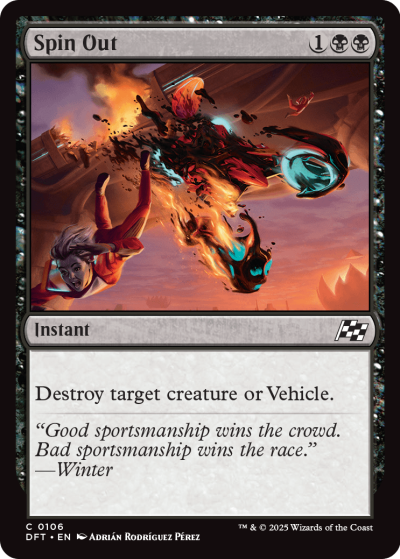 Spin Out - Aetherdrift Spoiler