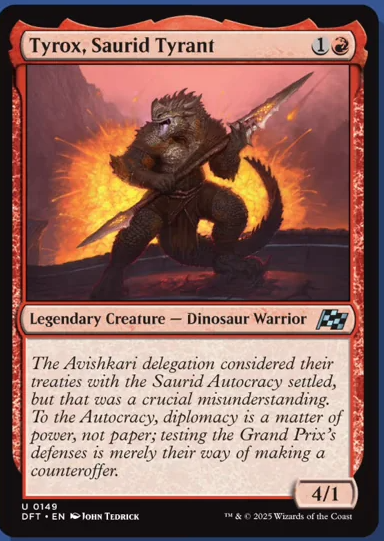 Tyrox, Saurid Tyrant