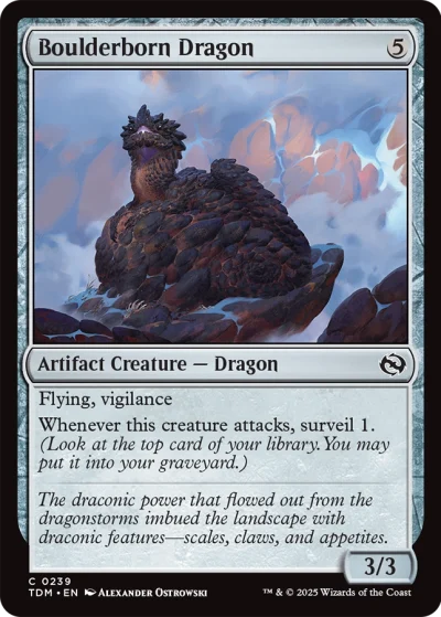 Boulderborn Dragon - Tarkir Dragonstorm Spoiler