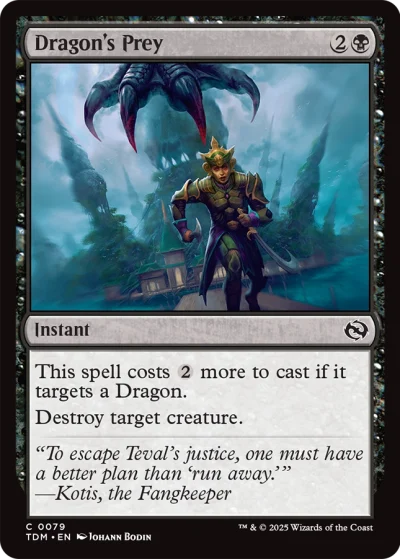 Dragon's Prey - Tarkir Dragonstorm Spoiler