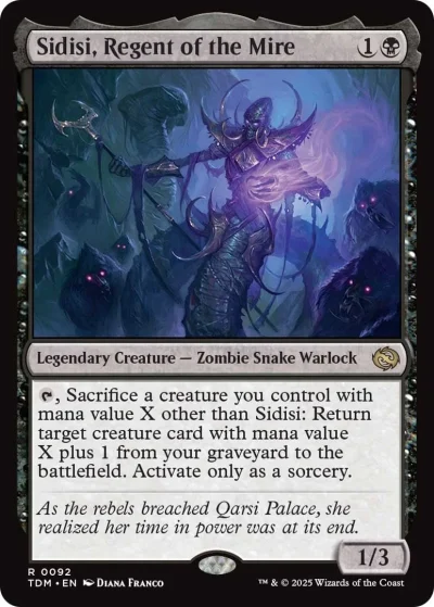 Sidisi, Regent of the Mire - Tarkir Dragonstorm Spoiler